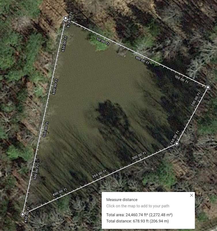 Attached picture Arial map pond - google.jpg